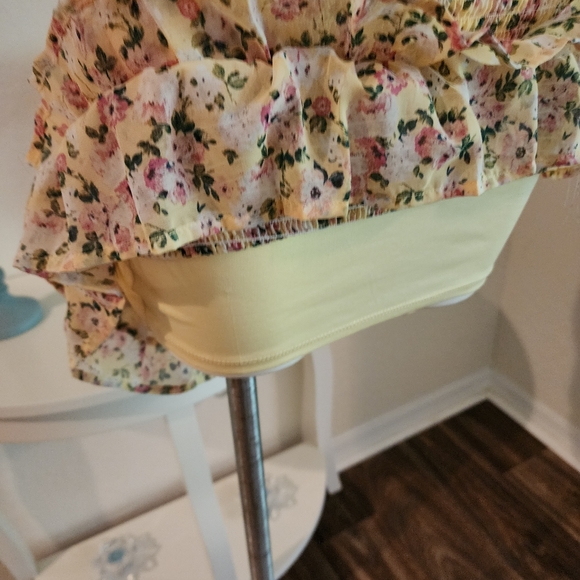 Summer dress cream/ yellow floral - Picture 9 of 10